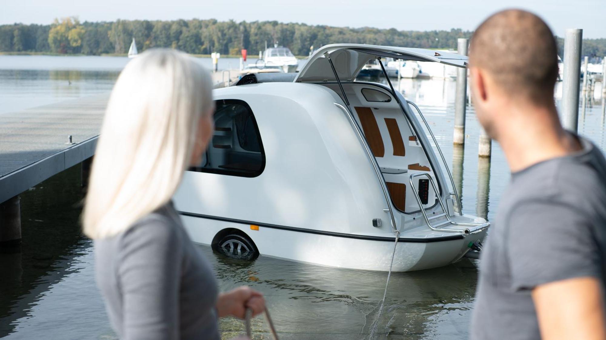 Wohlfuehlboot Hausboot - Festlieger Im Hafen Bad Saarow - Wc An Bord, Dusche An Land Hotel Luaran gambar